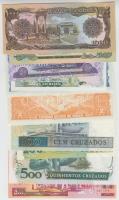 10db klf modern bankjegy T:I 10 pcs of different modern banknotes C:UNC