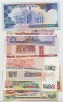 10db klf modern bankjegy T:I
10 pcs of different modern banknotes C:UNC