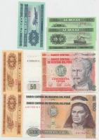 10db modern bankjegy (5klf) T:I &lt;br/&gt;10 pcs of modern banknotes (5 diff.) C:UNC