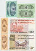 10db modern bankjegy (5klf) T:I
10 pcs of modern banknotes (5 diff.) C:UNC