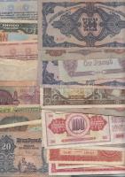 Több mint 30db-ból álló vegyes magyar és külföldi bankjegy tétel T:vegyes
