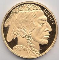 Amerikai Egyesült Államok 2009W 50$ Au "Buffalo" jelzett replika T:PP
USA 2009W 50 Dollars...