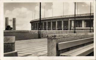 Olympische Sommerspiele 1936, Schwimmstadion / 1936 Summer Olympics, swimming stadium, So.Stpl (fa)