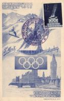 1948 Summer Olympics, London, So.Stpl (gluemark)