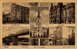 Budapest IV. Újpest, Egyesült Izzó, városháza, gróf Károlyi kórház (kis szakadás / small tear)