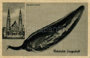 Szeged Fogadalmi templom, paprika