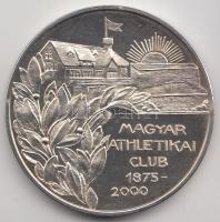 2000. "Magyar Athletikai Club 1875-2000" ezüstözött fém emlékérem T:PP