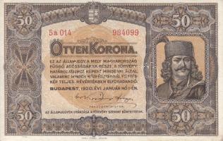 1920. 50K "Orell Füssli Zürich" T:I-