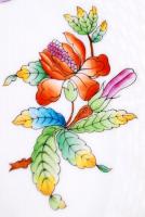 Herendi Viktória mintás készlet, kézzel festett, jelzett, hibátlan, d:22 cm, 31×23 cm