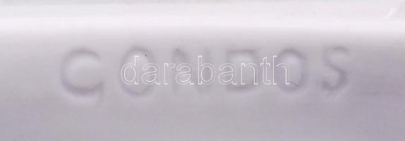 Herendi fáklyás férfi, kézzel festett, jelzett, hibátlan, m:22 cm