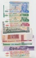 10db klf modern bankjegy T:I 10 pcs of different modern banknotes C:UNC