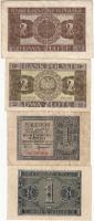 Lengyelország 1941. 1 Zl (2x) + 1936. 2Zl + 1941. 2Zl T:III,III-
Poland 1941. 1 Zlotych (2x) + 1936....