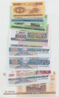 10db (8klf) modern bankjegy T:I,I- 10 pcs of (8 different) modern banknotes C:UNC,AU