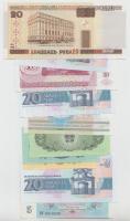 10db (8klf) modern bankjegy T:I,I-
10 pcs of (8 different) modern banknotes C:UNC,AU