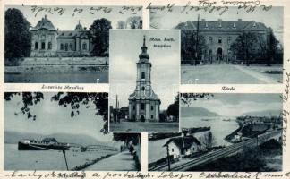 Szob, vasútállomás, zárda, Lazarus Rendház