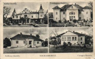 Nógrádbercel, kastélyok