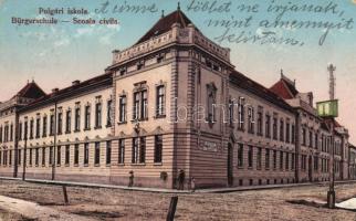 Karánsebes, polgári iskola / school