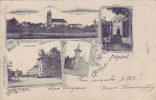 1899 Pápa mit Tabakfabrik