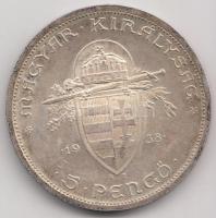 1938. 5P Ag "Szent István" T:2-