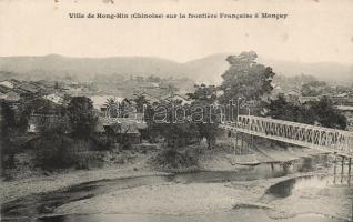 Hong-Hin, Chinese village on the French border (gluemark)