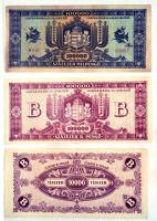 48db magyar bankjegy a korona korszaktól 1946-ig  albumban T:vegyes