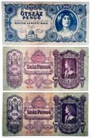 37db vegyes bankjegy albumban, főleg magyar pengők és lengyel, jugoszláv papírpénzek T:vegyes