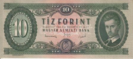 1949. 10Ft (2x) egymás utáni sorszámmal T:II