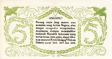 Indonézia 1956. 1R (2x) + 2 1/2R + 1947. 5R + 1958. 5R T:I-II-
Indonesia 1956. 1 Rupiah (2x) + 2 1/2...