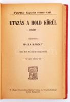 Verne Gyula: Utazás a Holdba. Ford. Iván Ede. Geiger Richard rajzaival. Négy egész oldalas kép; Utaz...