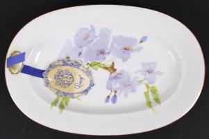 T.Limoges tál, matricás, jelzett, hibátlan, 23×15 cm