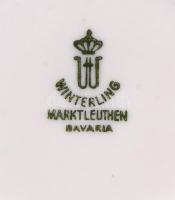 Winterling M Bavaria mini tányér készlet, jelzett, matricás, hibátlan, d:11 cm (6×), d:19 cm