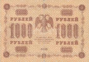Oroszország 1917. 250R + 1918. 1000R + 1918. 10.000R T:III,III-
Russia 1917. 250 Rubles + 1918. 1000...
