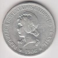 Brazília 1906. 1000R Ag (9.97g) T:2-,3
Brazil 1906. 1000 Reis Ag (9.97g) C:VF,F
