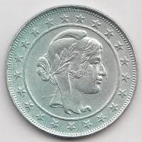 Brazília 1926. 2000R Ag (8.06g) T:2-
Brazil 1926. 2000 Reis Ag (8.06g) C:VF