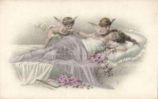 Erotic art postcard