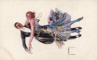 Dancing couple, 'Erkal' Nr. 370/6. s: Usabal (fl)