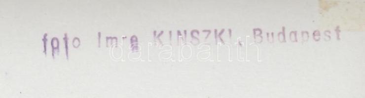 cca 1932 Kinszki Imre (1901-1945): 40x. Makró fotó, vintage alkotás, hátoldalán szerzői pecséttel, 1...