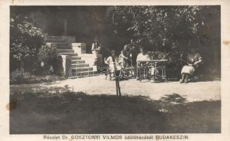 Budakeszi Dr. Gosztonyi Vilmos üdülőháza (fl)