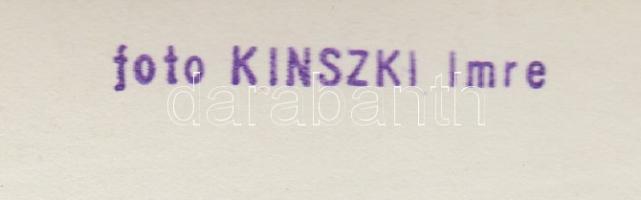 cca 1936 Kinszki Imre (1901-1945): Játszótéren, pecséttel jelzett vintage fotóművészeti alkotás, 13x...