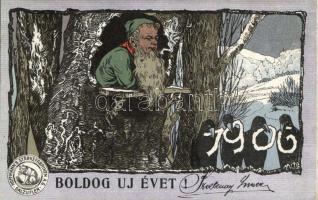 New Year, dwarf, 1906 'Hoffmann's Stärkefabriken AG Salzuflen'