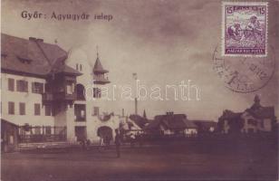 Győr Ágyúgyár-Anlage Foto AK