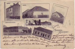 Torontál-Zichydorf mit Bahnhof und Restaurant