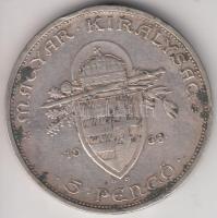 1938. 5P Ag "Szent István" T:2-
