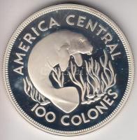 Costa Rica 1974. 100C Ag "Manátusz" T:PP Costa Rica 1974. 100 Colones Ag "Manatee" C:PP