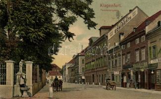 Klagenfurt, Paradeisergasse, Schiebert cafe, shop of Franz Perko