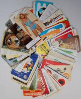 160db klf magyar kártya naptár az 1960-1970-es évektől