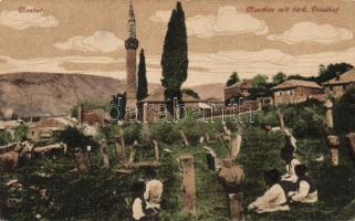 Mostar, mosque with turkish cemetery