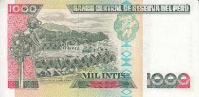 Peru 1988. 1000I "Andrés Avelino Cáceres" (12x) T:I,I- (hajtatlanok)
Peru 1988. 1000 Intis...