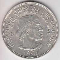 Uruguay 1961. 10P Ag (12.53g) T:2
Uruguay 1961. 10 Peso Ag (12.53g) C:XF