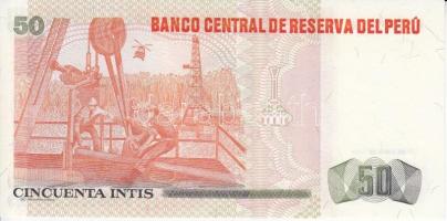 Peru 1987. 50I "Nicolas de Pierola" (13x) közte sorszámkövető darabokkal T:I,I- (hajtatlan...